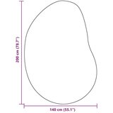  Tepih Bež 140x200 cm Poliester Protuklizni | shoptok.hr