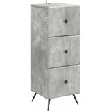  Ormar s ladicama Betonska siva 33 x 34,5 x 90 cm | shoptok.hr