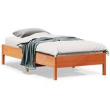 vidaXL Okvir kreveta voštano smeđi 75 x 190 cm od masivne borovine | shoptok.hr
