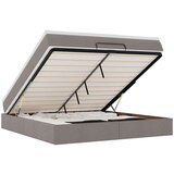 vidaXL Otomanski posteljni okvir z vzmetnico taupe 160x200 cm blago | Shoptok.si