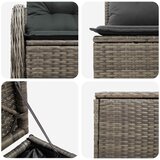  Set sofe 7 kom. Siva i tamno siva 124 x 62 x 69 cm | Shoptok.si