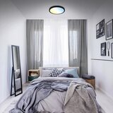 Lesnina XXXL Briloner 3704-015- LED prigušiva stropno svetlo RUNA LED/22W/230V crna + daljinski upravljač | Eponuda.com