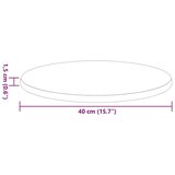  Gornji dio stola Beton siva 40 x 40 x 1.5 cm Konstruirano drvo | shoptok.hr