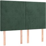 Maison Chic Posteljno vzglavje - Vzglavna omarica 4 kosa temno zelen 72x5x78/88 cm žamet, (22077169) | Shoptok.si