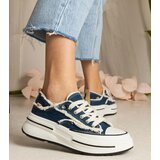 Gemre Blue women's high-sole sneakers Kallara | ePonuda.com