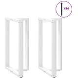  Noge za barski stol T-oblika 2 kom Bijele 60x35x(100-101) cm Čelik | shoptok.hr