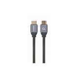 Cablexpert monitor cable, premium series, high speed hdmi 4K with ethernet, hdmi/hdmi m/m, gold plated, braided, 3m Cene