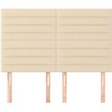  Uzglavlje krem boje 144x5x118/128 cm tkanina | shoptok.hr