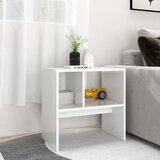  Bočni stolić bijeli 50 x 30 x 50 cm od konstruiranog drva | shoptok.hr