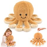  Plišana igračka hobotnica s elastičnim pipcima bež boje 50 cm | shoptok.hr