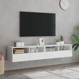  Zidni TV ormarići 2 kom bijeli 80x30x30 cm konstruirano drvo | shoptok.hr