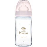 Canpol baby flašica 240ml široki vrat, pp - royal baby - pink Cene