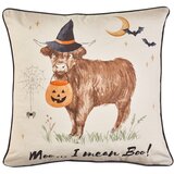 Catherine Lansfield Ukrasni jastuk s motivom noći vještiva 45x45 cm Halloween Highland Cow – Cijene