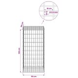  Gabion s žicom debljine 3 5 mm i mrežom 5x10 cm 50x50x100 cm - 50 cm 100 cm 50 cm | shoptok.hr