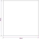  Tkanina za stol Četvrtasti Krem bijela 110 x 110 cm Poliester | shoptok.hr