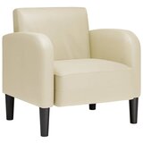 SOFA fotelja s naslonima za ruke krem 54 cm umjetna koža | shoptok.hr