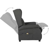  fotelja od tkanine tamnosiva | shoptok.hr