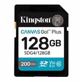 Kingston MEM SD 128GB Canvas Go! Plus SDG4/128GB