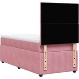 Box spring krevet s madracem ružičasti 80 x 200 cm baršunasti | shoptok.hr