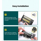 Ugreen razširitvena kartica z M.2 SATA podporo 70504 PCIe na M2 adapter M.2 NVME na PCI-E 3.0 | Shoptok.si
