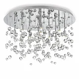 STROPNA LED-SVETILKA Neve Cromo 40,5/40,5/31,5 cm