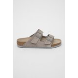 Birkenstock Natikače od brušene kože boja: siva | shoptok.hr