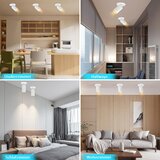 BOYIR 68–80 mm nastavljivi vgradni stropni reflektorji - 2 kosa odprta embalaža | Shoptok.si