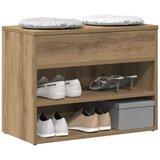  Klupa za cipele obrtnički hrast 60x30x45 cm izrađeno drvo | shoptok.hr