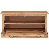 vidaXL Klop s prostorom za shranjevanje 85x40x45 cm trden akacijev les | Shoptok.si