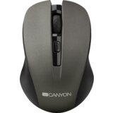 Canyon MW-1 2.4GHz wireless optical mouse with 4 buttons, DPI 800/1200/1600, Gray, 103.5*69.5*35mm, 0.06kg Cene