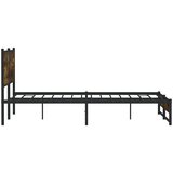  Metalni okvir kreveta bez madraca boja hrasta 180x200 cm | shoptok.hr