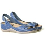 Ledi ženske kožne anatomske sandale 408 bež | ePonuda.com
