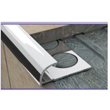  Aluminijumska završna lajsna ATR-080 srebrna sjajna | ePonuda.com