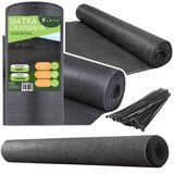  Mreža za sjenu za ogradu, maskiranje ograde, siva, 1,5 m, 50 m, 140 g/m² | shoptok.hr