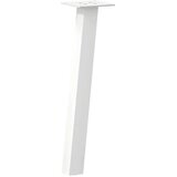  Noge za klubsko mizico 4 kosi bele 42 cm jeklo | Shoptok.si