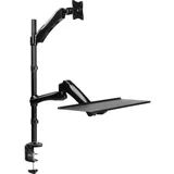 1-struki Stolni nosač za monitor 33,0 cm (13") - 68,6 cm (27") Podesiv po visini, Mogučnost savijana, Mogučnost okretanja, Vrtlj