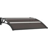 vidaXL Nadstrešnica za vrata crna 120 x 80 cm PC Cijene