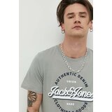 Jack & Jones Bombažna kratka majica JJSTAR zelena barva | Shoptok.si