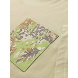 Ombre Men's cotton t-shirt with printed pocket - light grey | Shoptok.si