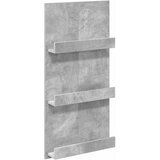  Polica za časopise s policom Betonski sivi 51 x 11 x 102 cm | Eponuda.ba