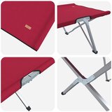  Sklopivi kamperski krevet 2 pcs Crvena 194 x 62,5 x 42,5 cm | shoptok.hr