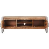  TV ormarić 120 x 30 x 40 cm od grubog drva manga Smeđa | Shoptok.si