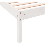  Dugi okvir kreveta bez madraca bijeli 140 x 220 cm od borovine | shoptok.hr