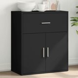 vidaXL Komoda crna 60 x 31 x 70 cm od konstruiranog drva Cijene