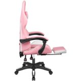  Kruger&Matz GX-150 gejmerska stolica bijela i roza | shoptok.hr