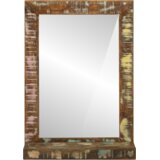  Ogledalo za kopalnico Rjava 50 x 22 x 70 cm Reclaimed Trdo Les, (5000043451) | Shoptok.si
