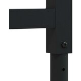  Radni stol 80x60x(73-99 5) cm masivno drvo bagrema pravokutni - Smeđa i crna 80 x 60 x (73-99.5) cm 1 | shoptok.hr