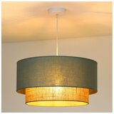  Duolla - Luster na sajli BOHO 1xE27/15W/230V prečnika 45 cm zelena/braon | Eponuda.com
