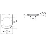 Laufen lua wc daska sa sistemom za sporo spustanje 8.9108.3.000.000.1 | ePonuda.com