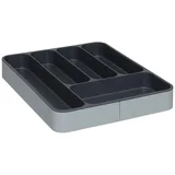 FIVE ORGANIZATOR PRIBORA ZA JELO, 39X5,5X31CM POLIPROPILEN/TPE/TPR SIVA